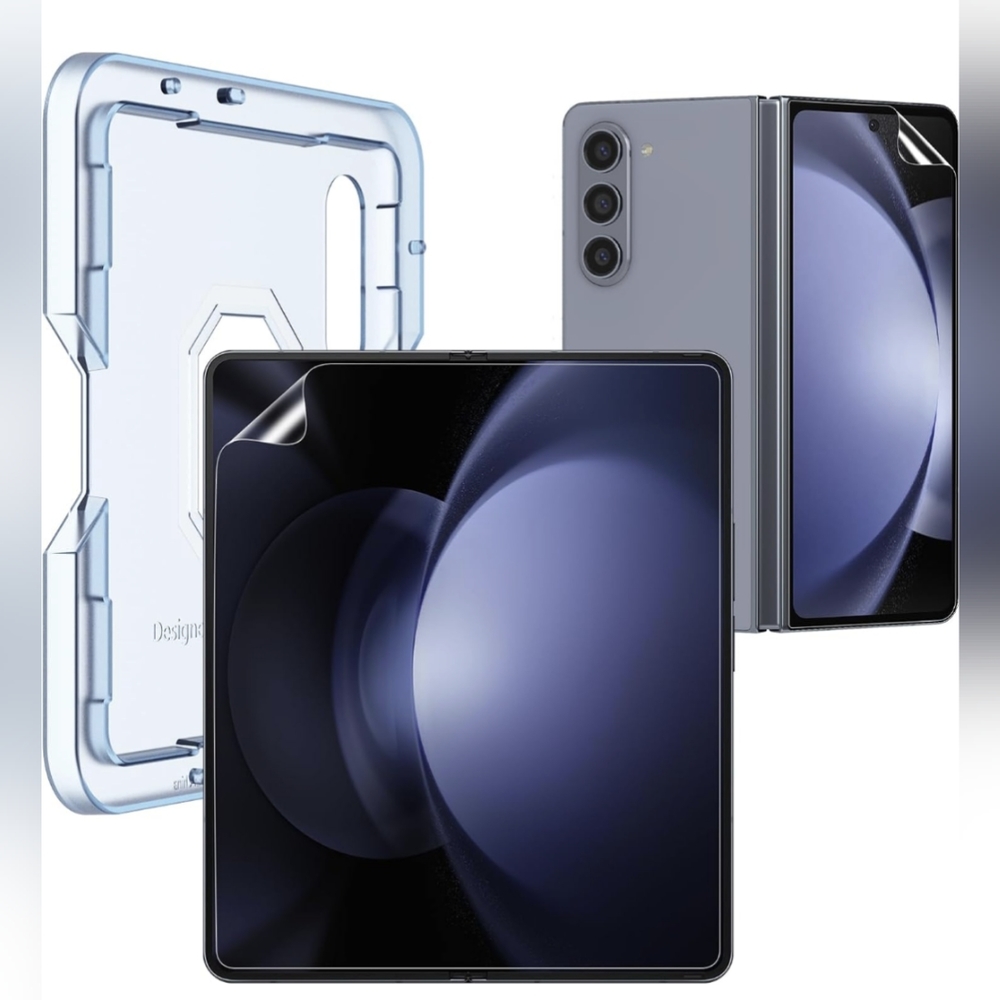 Hocents. TPU Screen Protector Designed For: Samsung Galaxy Z Fold 4.